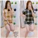 Baju Satu set Motif Kotak  - Titip Jual