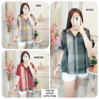 Katun Kemeja Kotak - Titip Jual