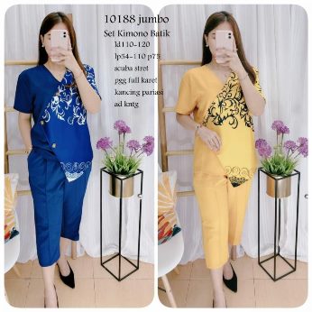 Kimono Batik Jumbo Setelan - Titip Jual