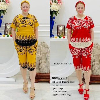 Kulot Batik Corak Bunga  - Titip Jual