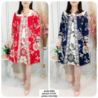 Lengan Panjang Dress Bunga - Titip Jual