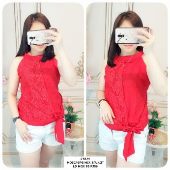 Moscrepe Mix Brukat  - Titip Jual