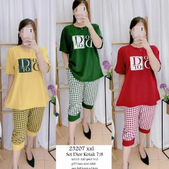 Set Dior + Celana Kotak - Titip Jual