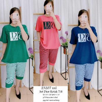 Set Dior + Celana Kotak - Titip Jual