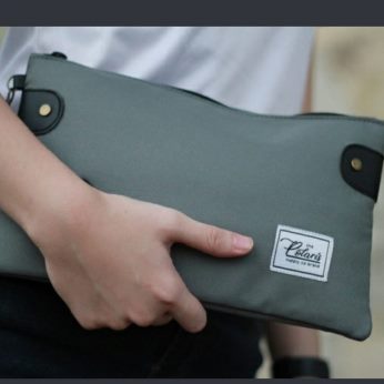CUCI GUDANG TAS CLUTCH CANVAS STOCK TERBATAS - Titip Jual