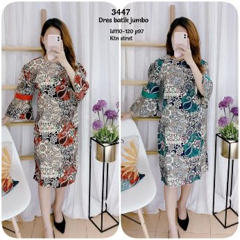 Batik Dress Jumbo - Titip Jual