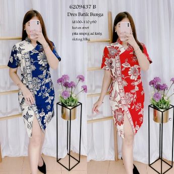 Dress Batik Corak - Titip Jual