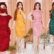 Dress Scubba Kombinasi Brukat - Titip Jual