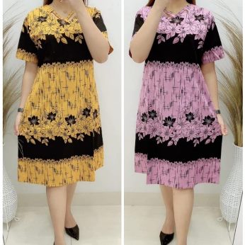 Dress V Neck Flow - Titip Jual