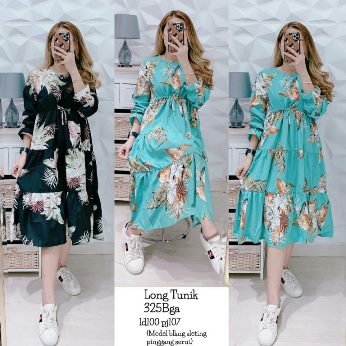Long Tunik Bunga - Titip Jual