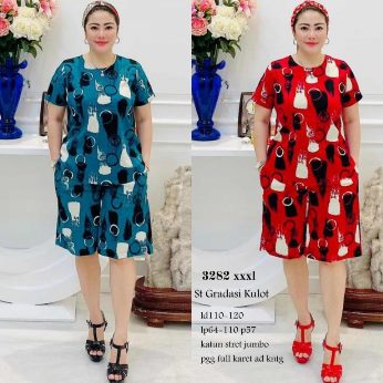 Set Gradasi Kulot Jumbo - Titip Jual