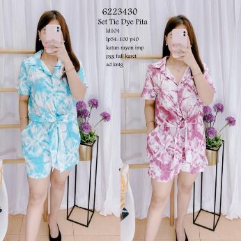 Set Tie Dye Pita - Titip Jual
