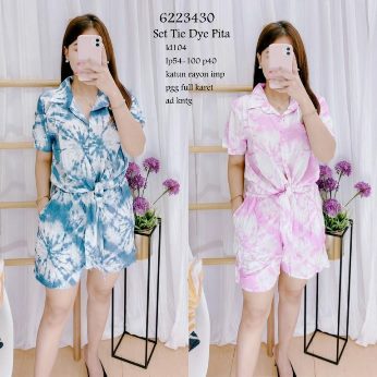 Set Tie Dye Pita - Titip Jual
