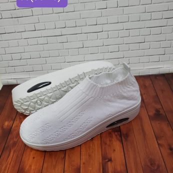 Sepatu Slip On Wanita Kanvas Serat Putih - Titip Jual