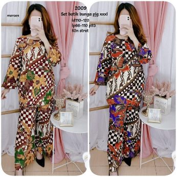 Stelan Batik Lengan Panjang - Titip Jual