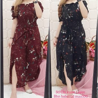 Stelan celana Kulot Layer - Titip Jual