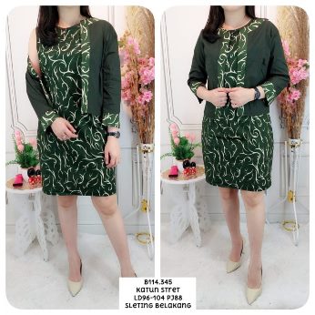 Stret Bahan Katun Dress - Titip Jual