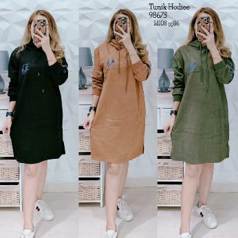 Tunik Dress Hoodie - Titip Jual