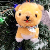 Boneka Ganci anjing Amuse Mameshiba Scarf Semangka - Titip Jual